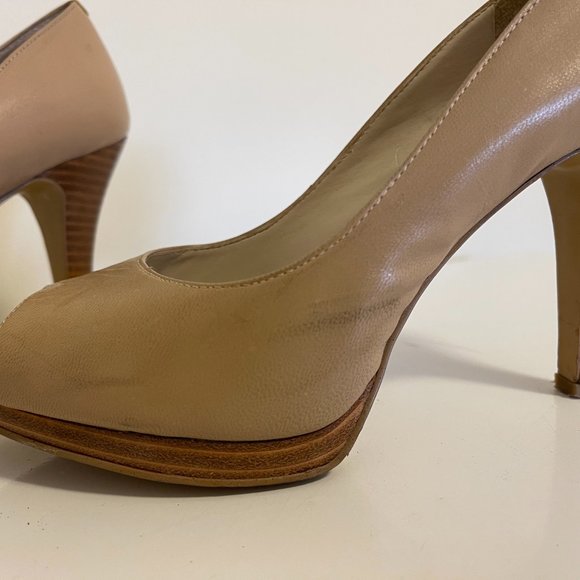 Nine West Nude Heels - Picture 3 of 8
